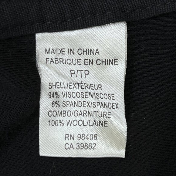 Theory Riva Classical Draped Wool Open Placket Chunky Cardigan Size P/TP - NWOT - Picture 6 of 7